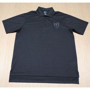 Adidas Golf Climalite Real Salt Lake Polo Men's M Black‎ MLS Soccer